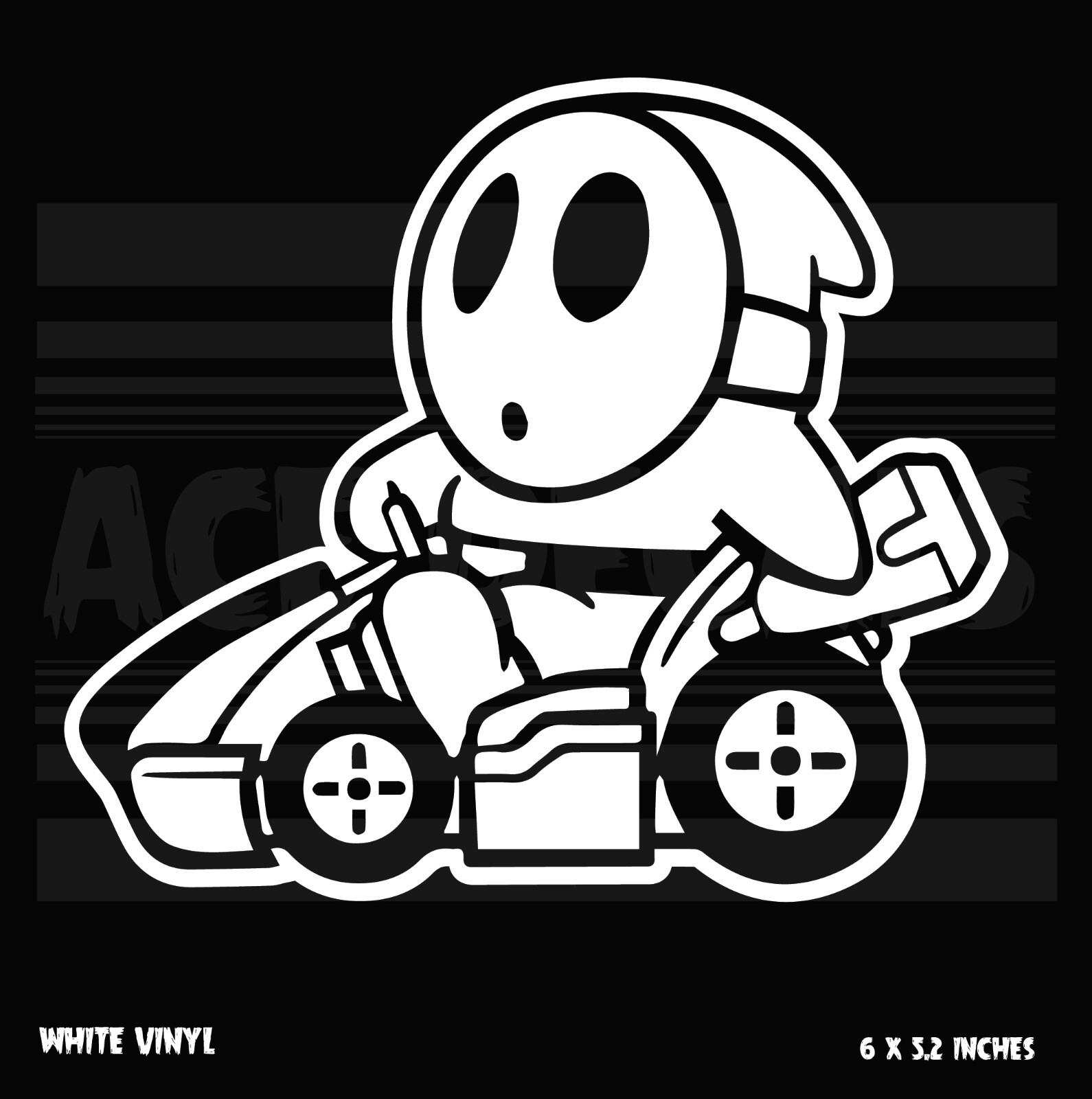 Mario Kart – Shy Guy – Nintendo – decal sticker