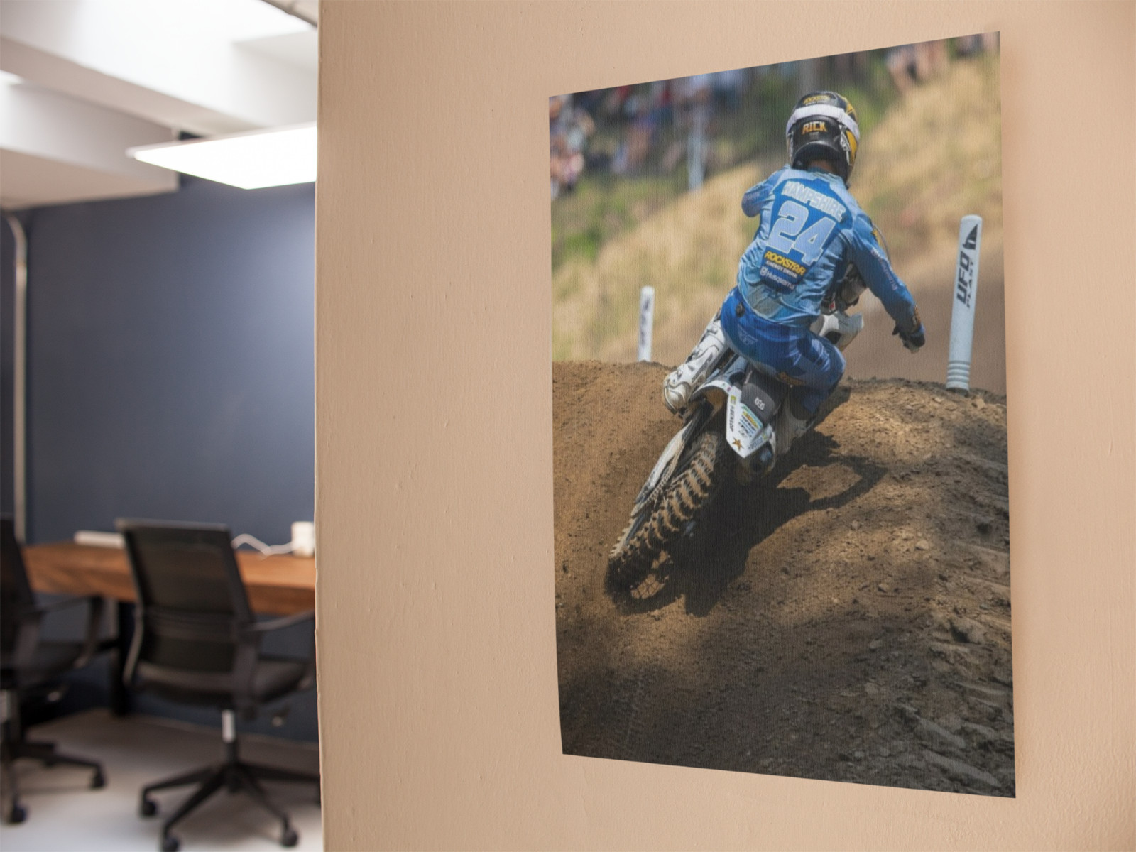 RJ HAMPSHIRE MOTOCROSS Racing Wall Vinyl Decal Poster PRINT (Removable Adhesive)