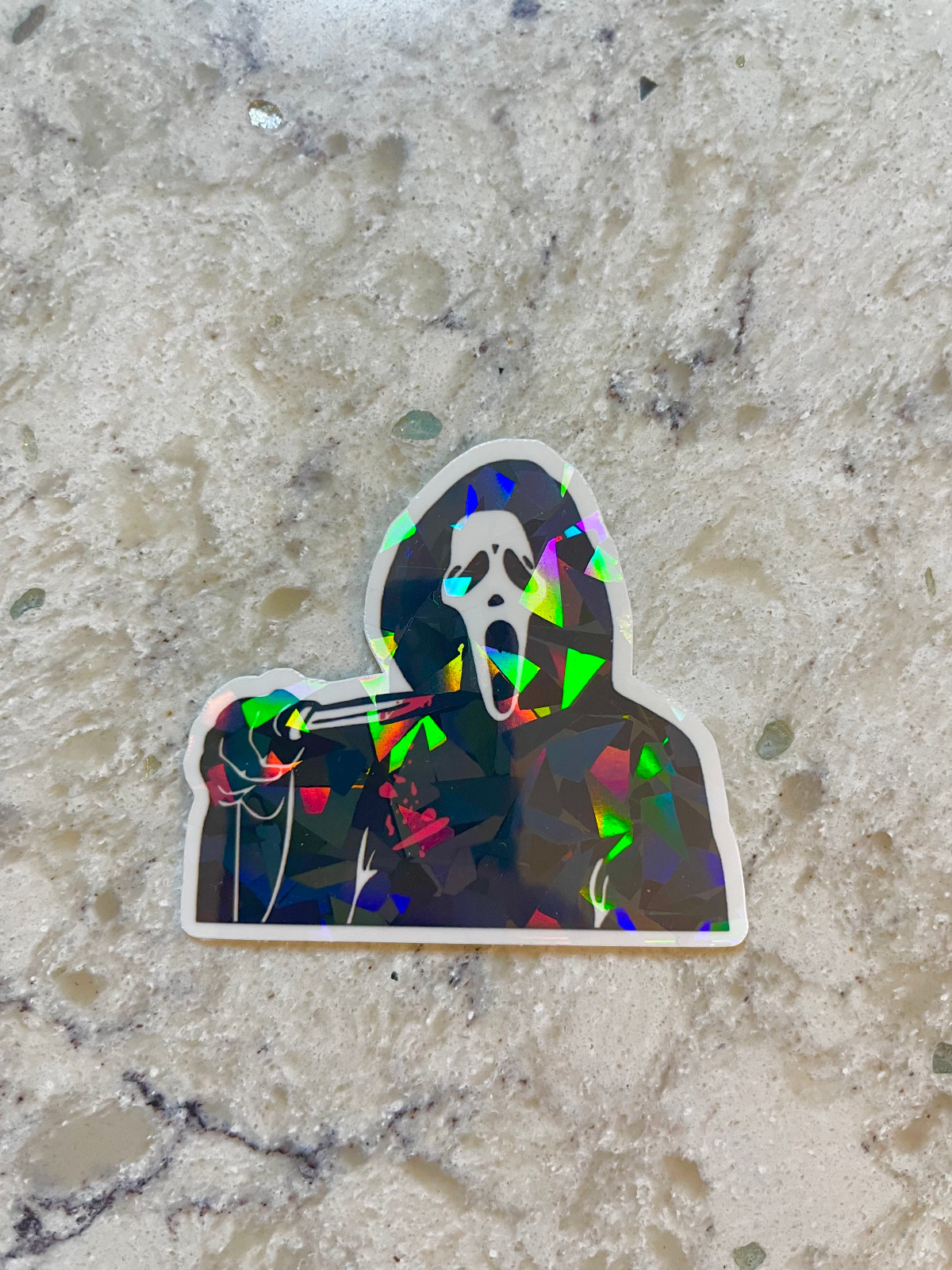 Scream Sticker l Gloss or Holographic Laminate l Waterproof Decal