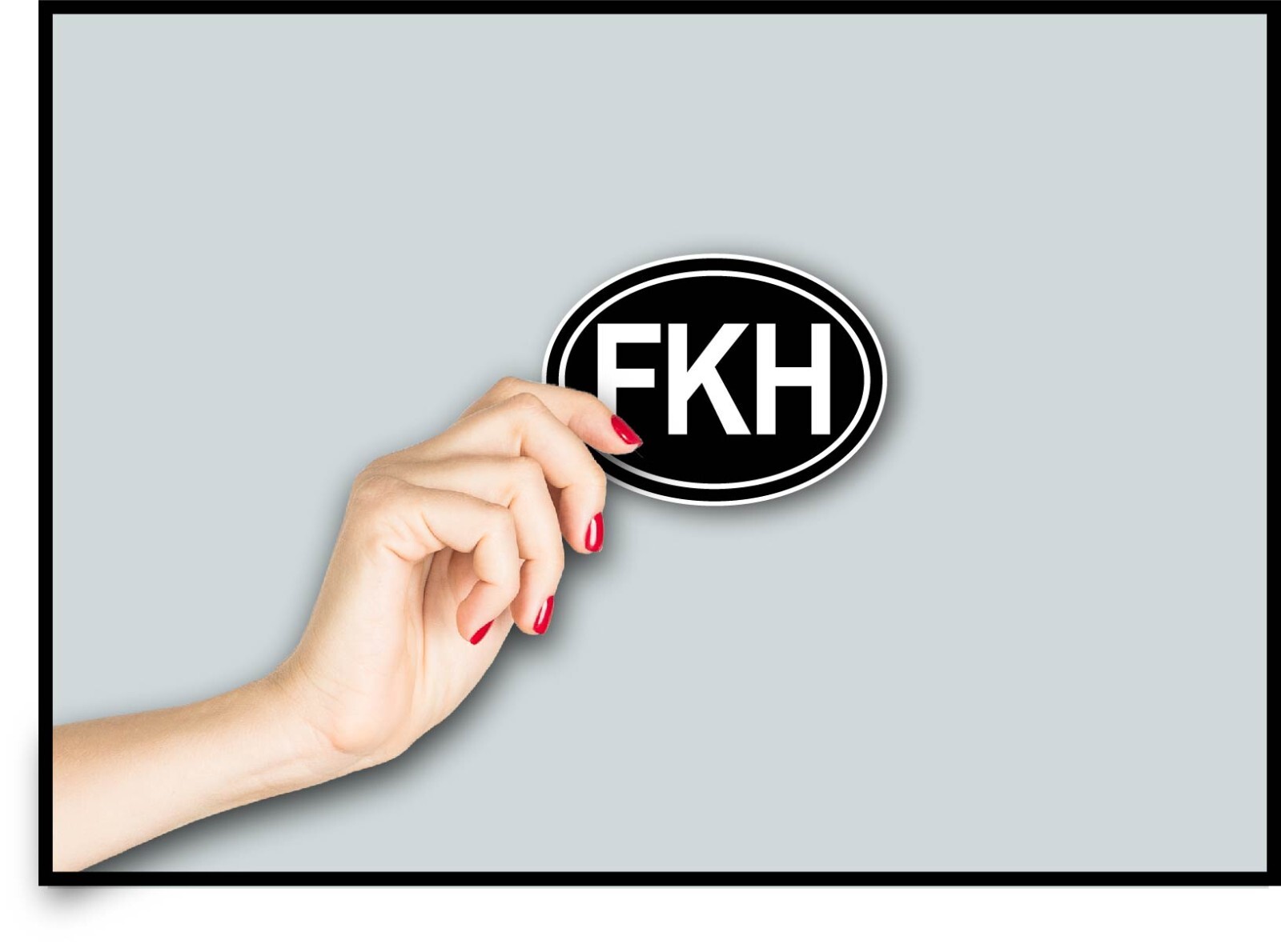 FKH Decal Sticker Kamala Harris MAGA Trump Vance 2024 Fight Not With Her Walz