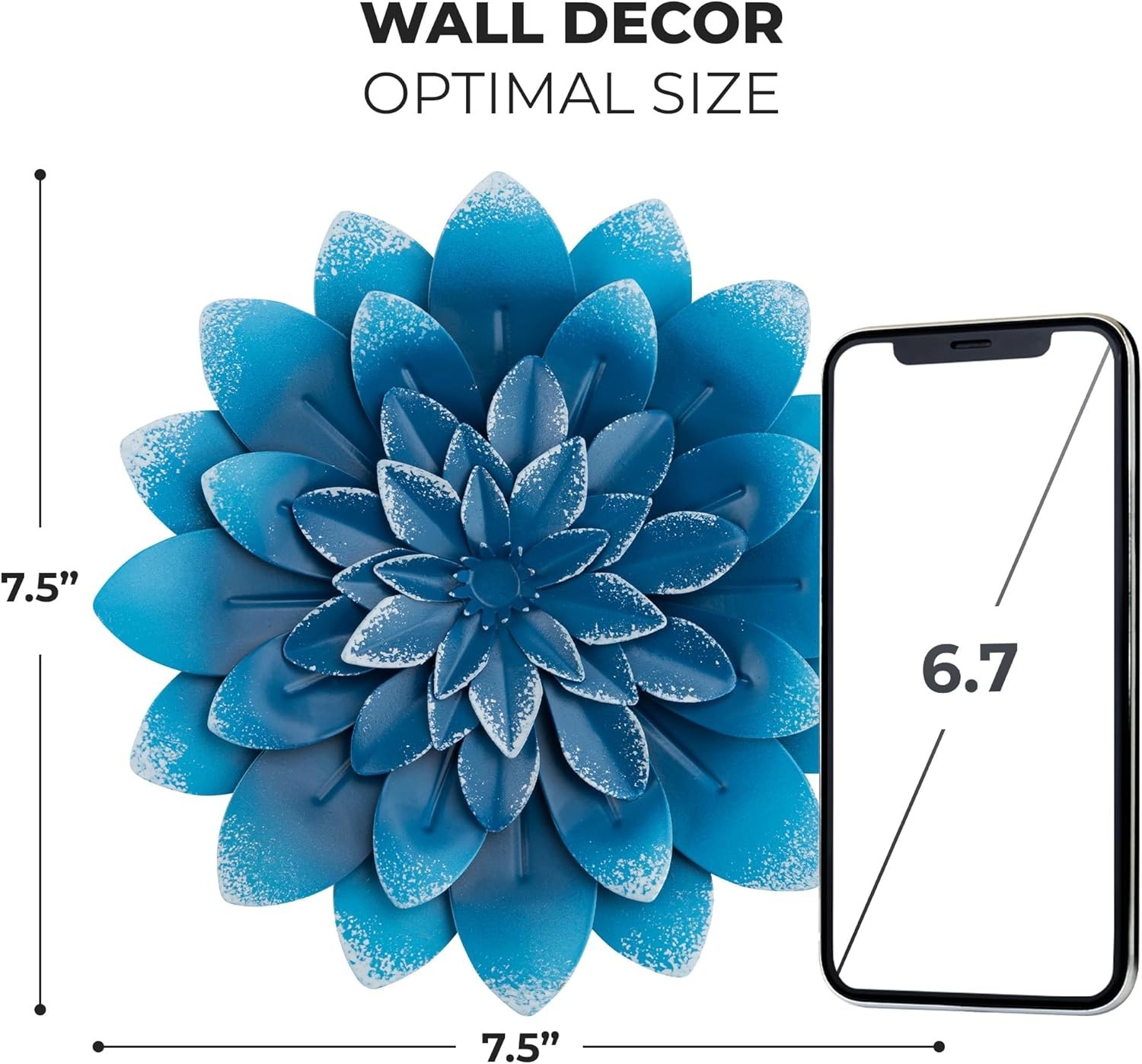 Stunning Succulent Metal Flowers Wall Decor – Perfect for Indoor & Outdoor