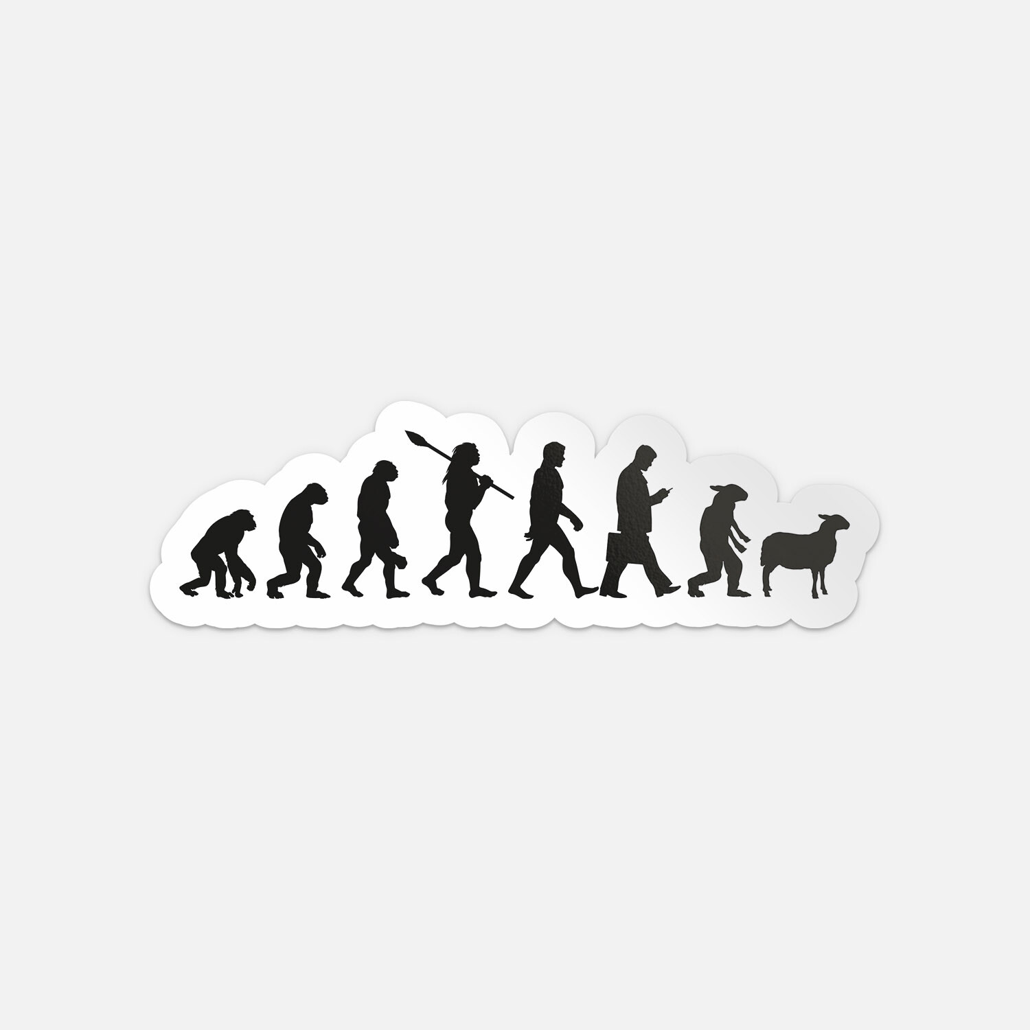 Modern Evolution Vinyl Sticker Decal