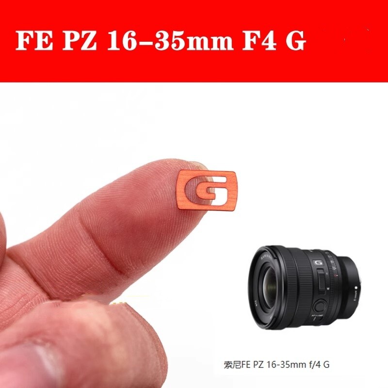 For SONY Black G to Red GM Master lens label accessory G Master Metal label