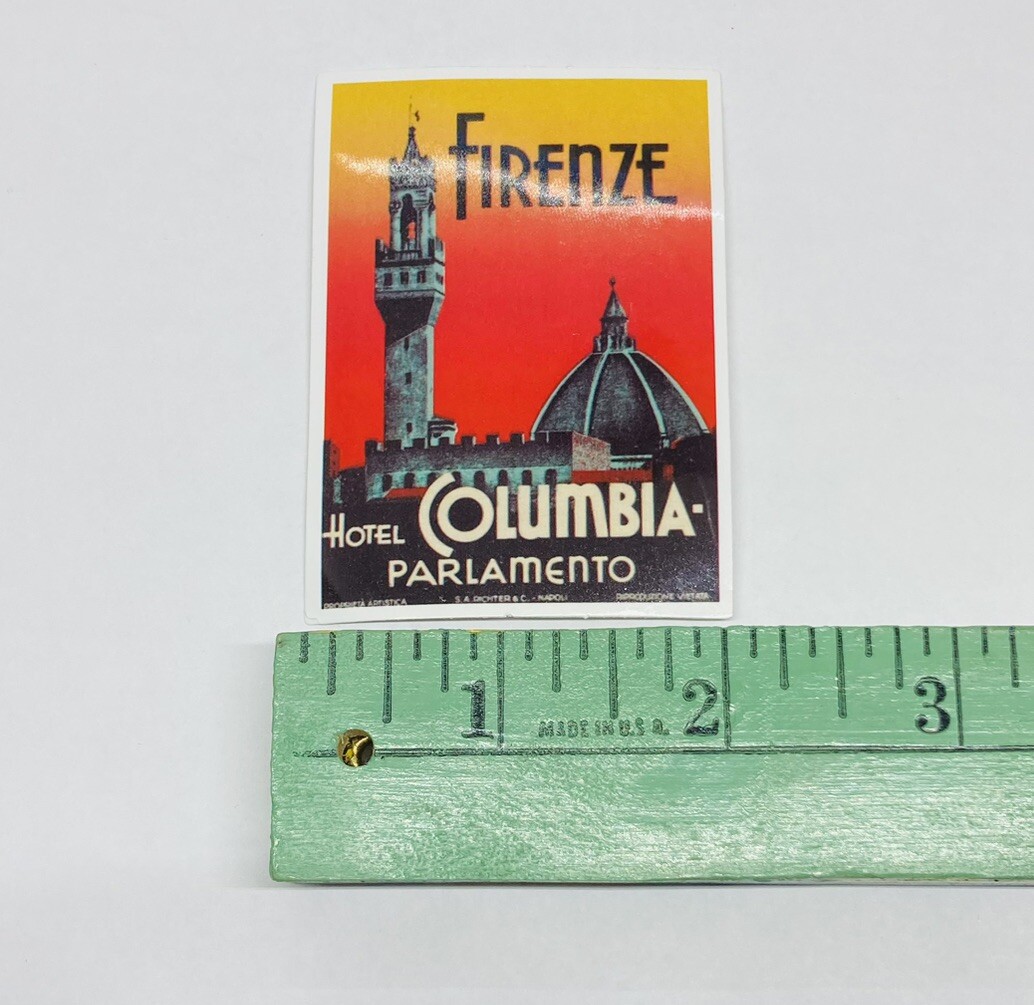 Hotel Columbia Parlamento Sticker France Art Decal Vinyl Travel Souvenirs Tc6