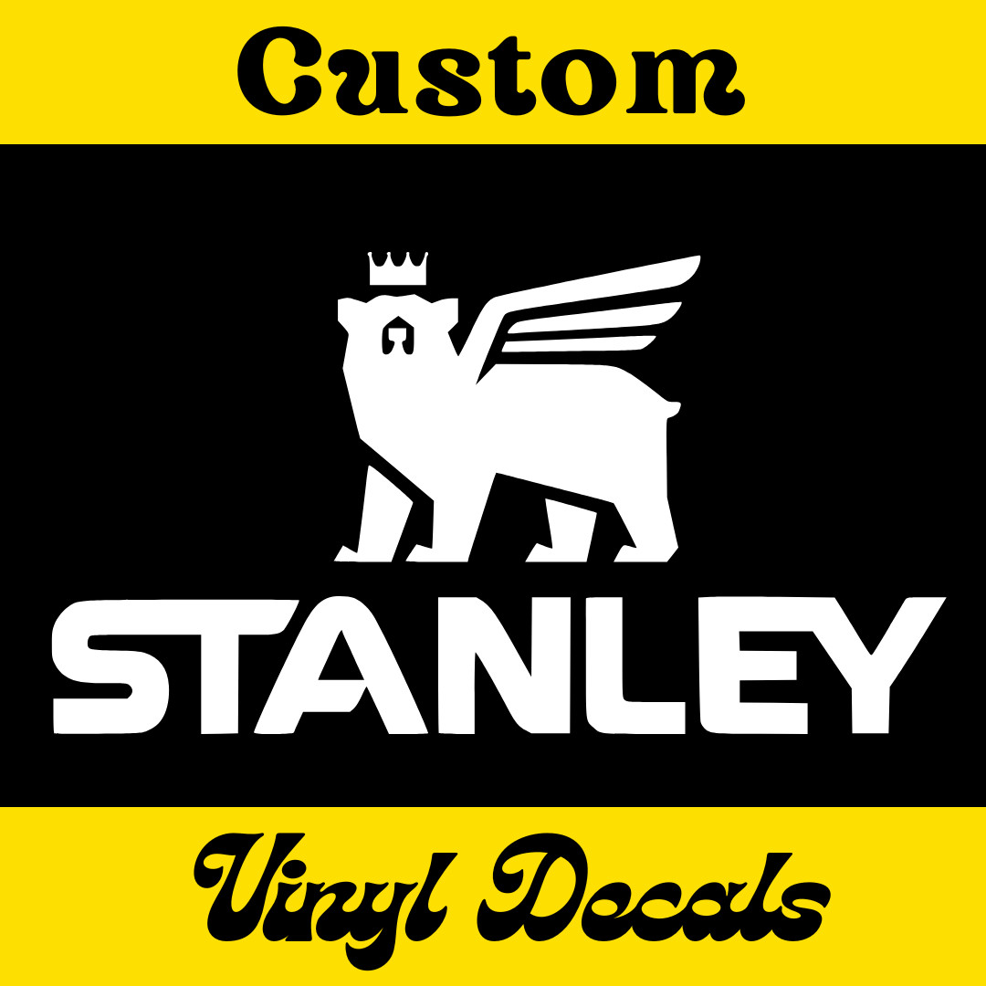 "Stanley Bear Vinyl Decal 2pk – Tumblers, Laptops, Camping, Hiking & Travel!