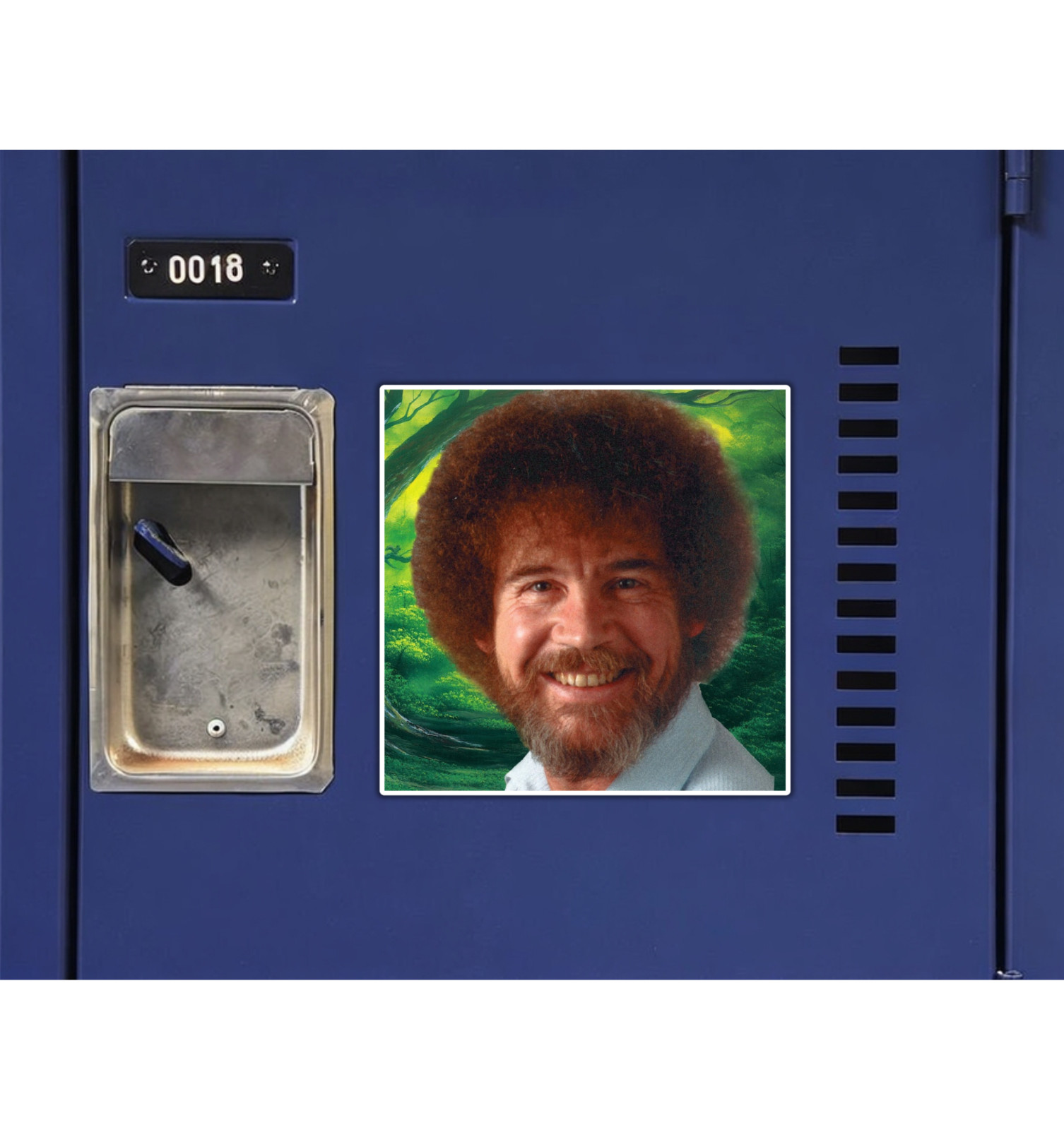 Bob Ross Happy Trees Fridge Magnet or Laptop Sticker