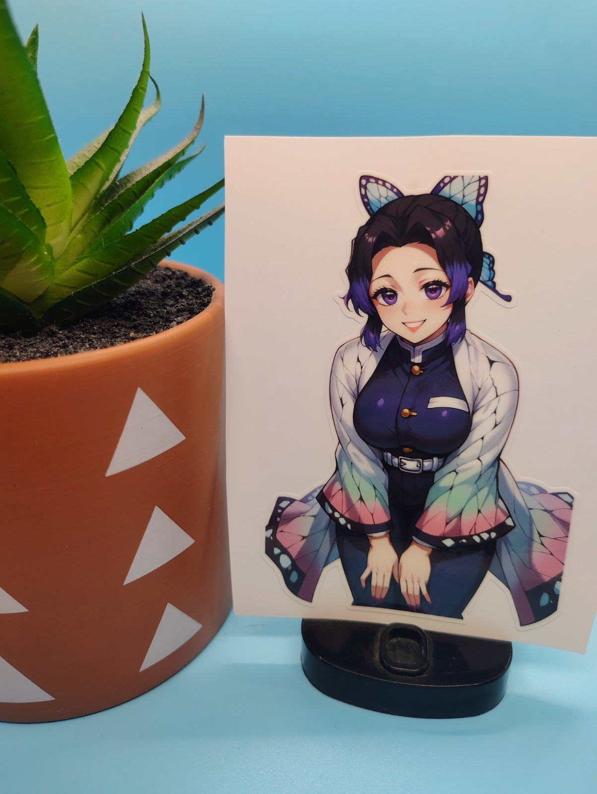 (4.5 Inches) Demon Slayer – Shinobu Kocho – Water-Resistant Vinyl Sticker