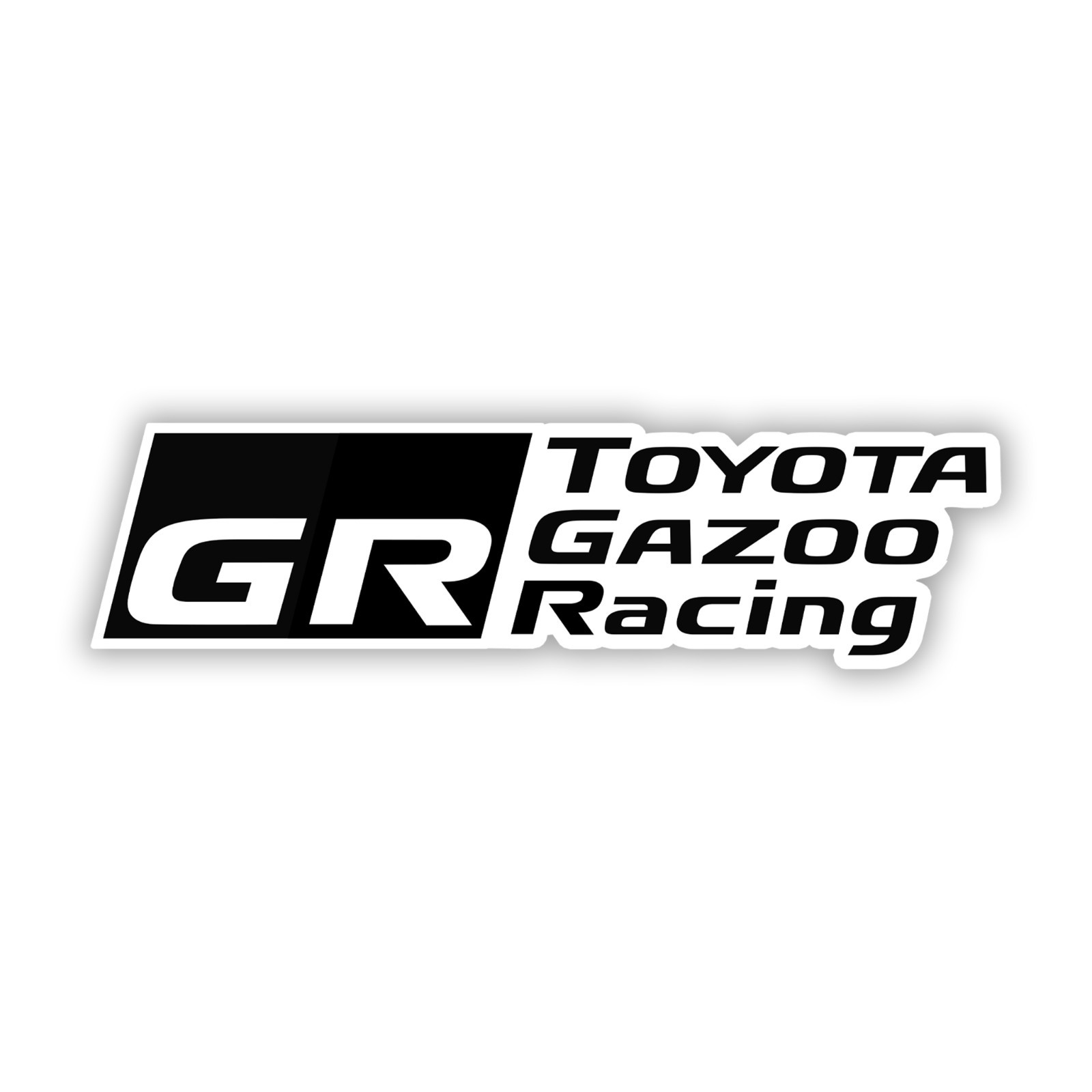 GR Toyota Gazoo Racing Fun Sticker Die Cut Waterproof Vinyl Decal Smooth Surface