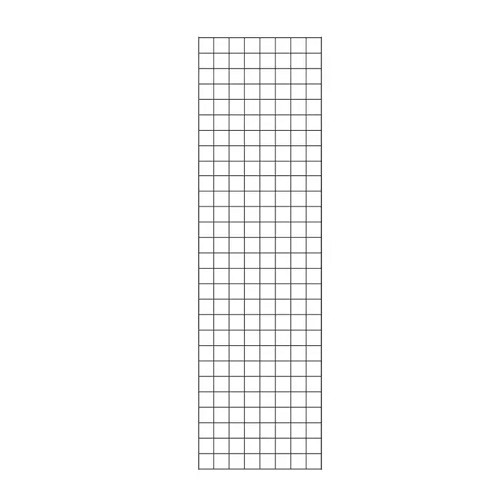2"W x 7"H Grid Panels Black Econoco P3BLK27 (Pack Of 3)