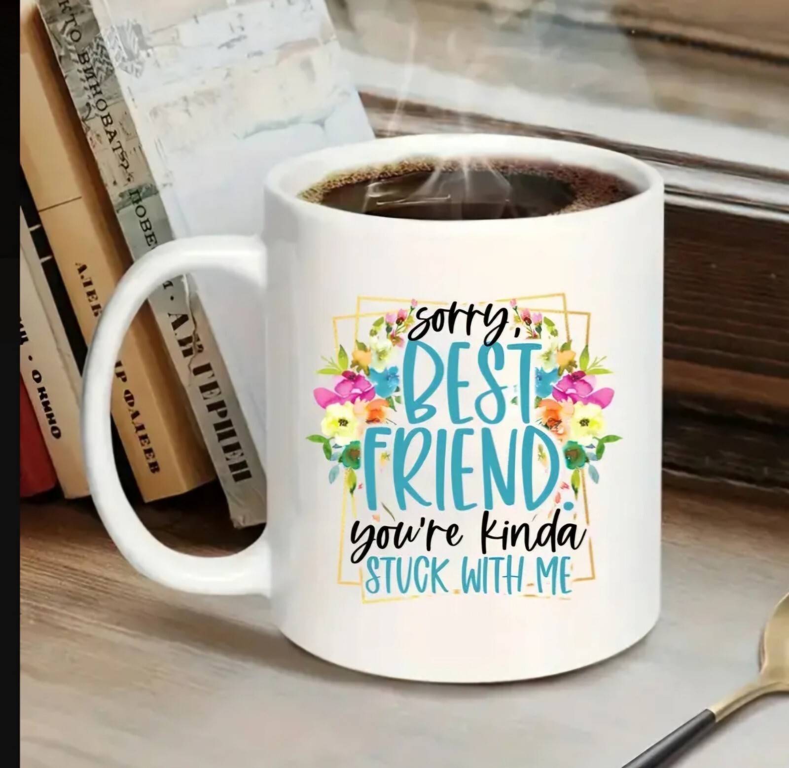 UV DTF Best Friend Transfer Sticker Set Included Mug Size 12 Different Transfers