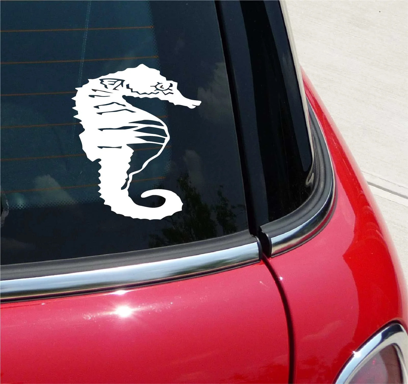 SEAHORSE SEA HORSE SEAHORSES GRAPHIC DECAL STICKER ART CAR WALL