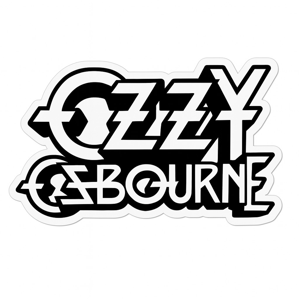 Ozzy Osbourne Decal Laminated Vinyl Sticker Car Truck Window Laptop 03