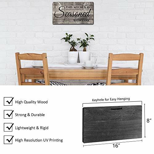 SAC SMARTEN ARTS Rustic Kitchen Decorations Wall Art Farmhouse Kitchen Decor-…