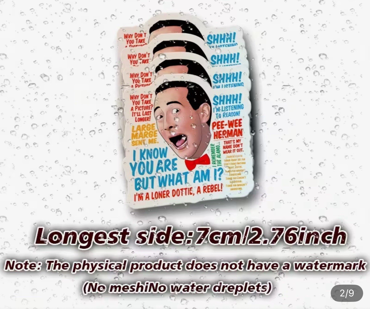 Pee Wee Herman 3” Diecut Vinyl Sticker Decal Funny Big Adventure Dot Marge 1PC