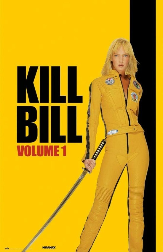 KILL BILL Movie Wall Vinyl Decal Poster Graphic Print Removable Adhesive Backing
