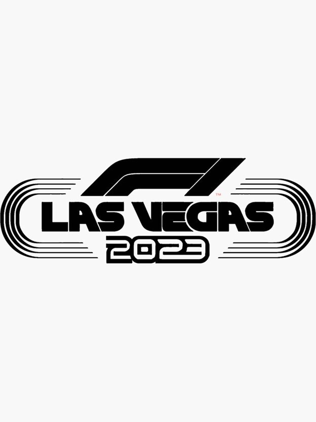 F1 2023 Las Vegas Vinyl Die Cut Sticker