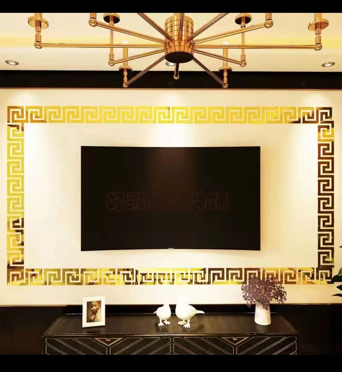 3D 5/10Cm SELF ADHESIVE Acrylic Wall Mirror Sticker for Living/BED Room/CELING D