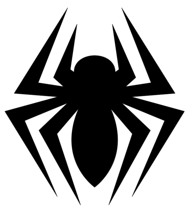 Vinyl Decal, Spider, Black, Various Sizes, Indoor/Outdoor