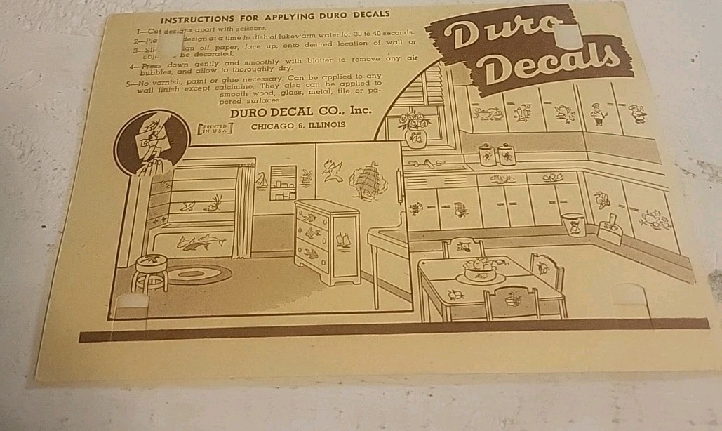 1950s Decal Kids Fairytales