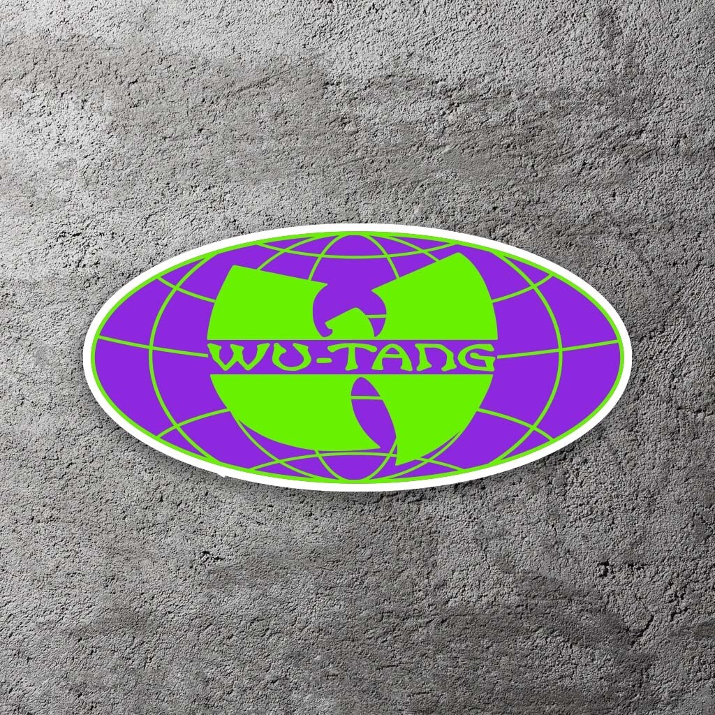 Wu-Tang Forever Neon Vinyl Sticker 5" Wide – Includes Two Stickers