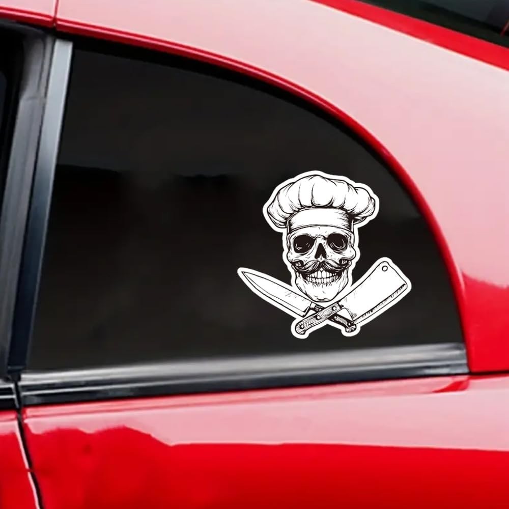 Funny Chef Stickers Pack Waterproof Vinyl Decals Water Bottles