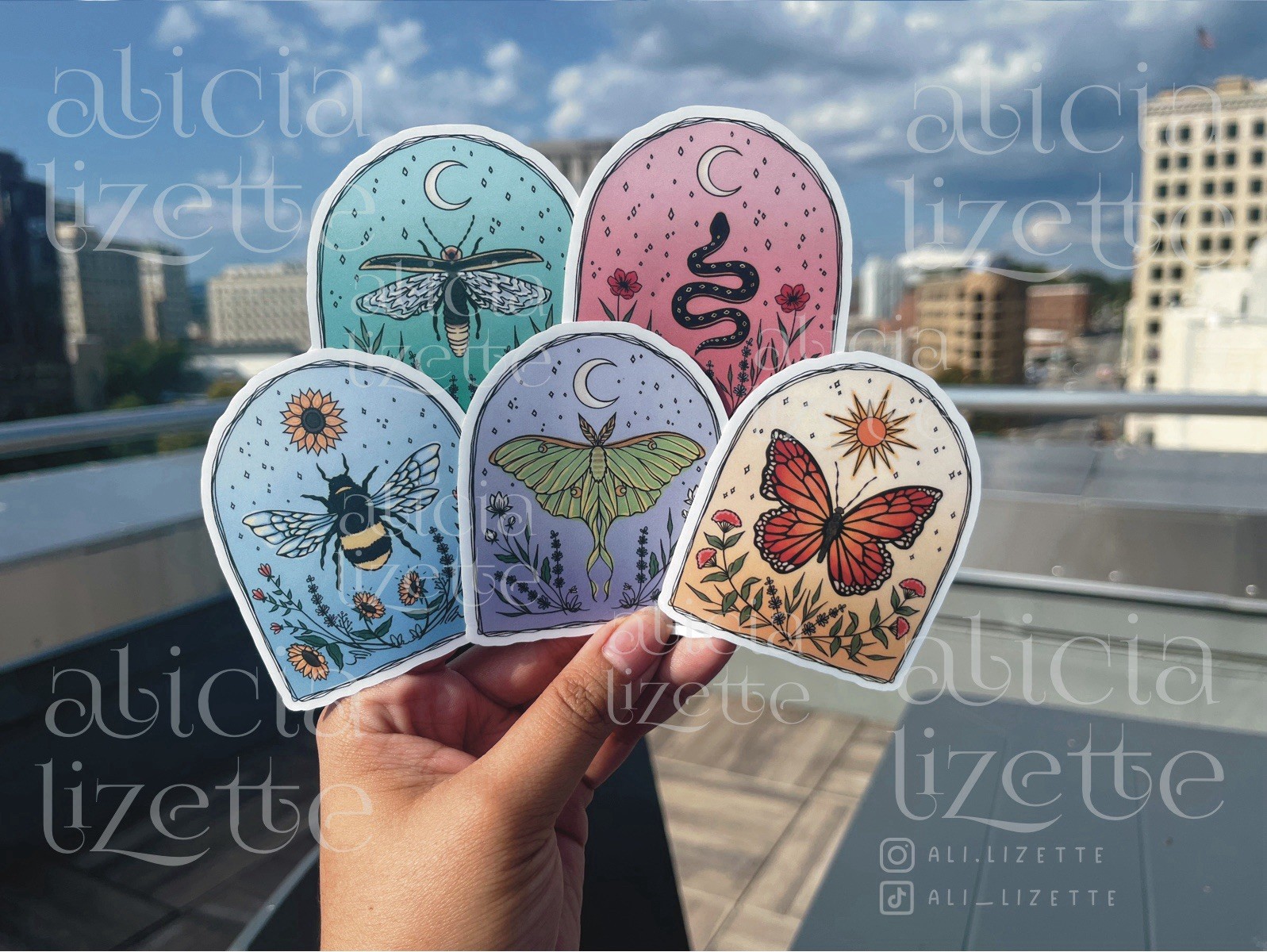 bumblebee nature vinyl sticker