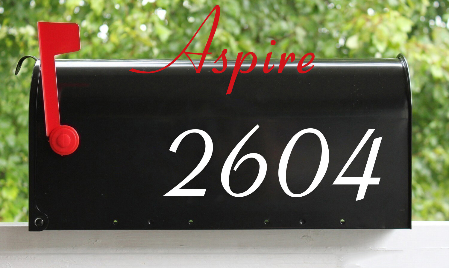 2 Sets of 1.5" Custom Mailbox Numbers Home Business Address Vinyl Die Cut Decals