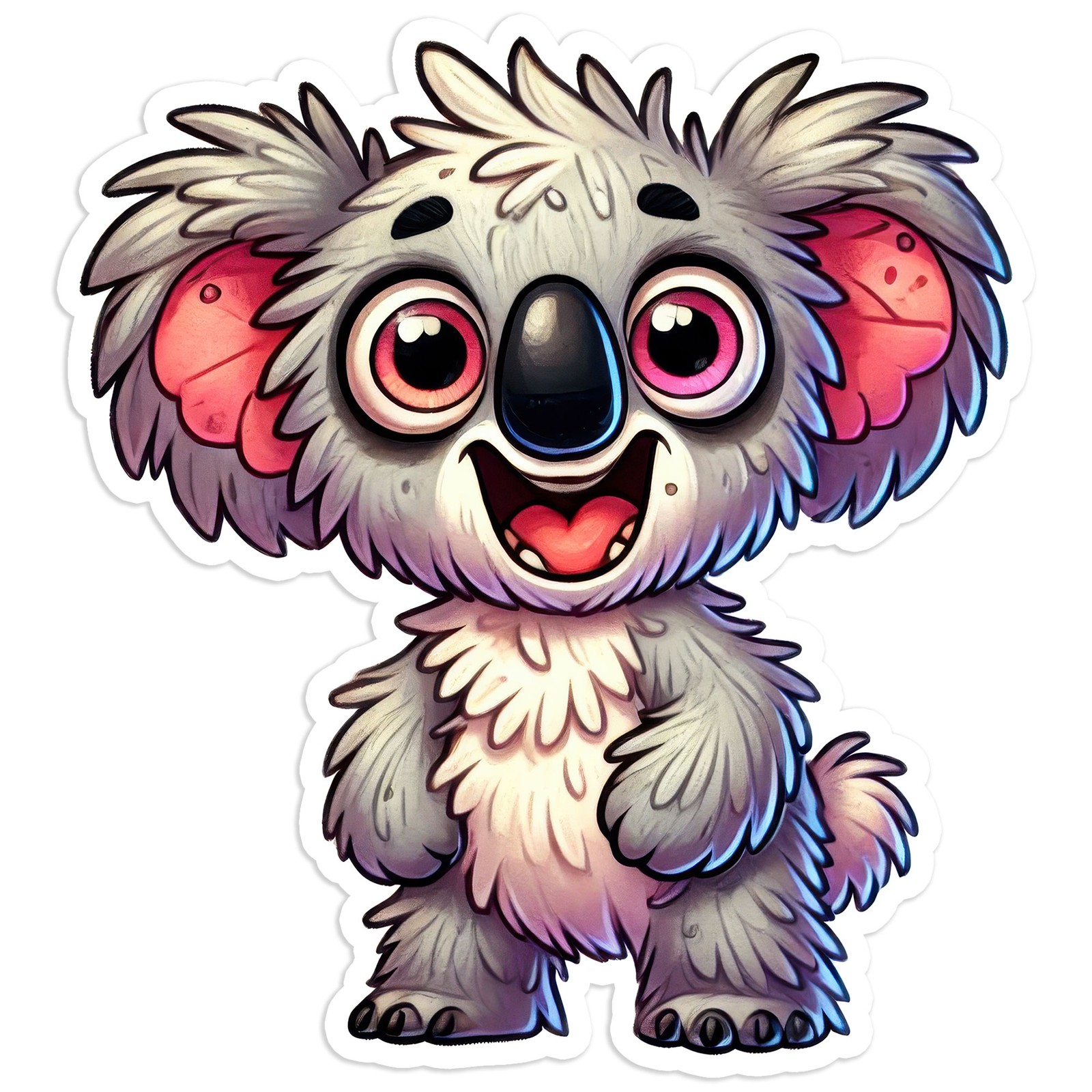 Happy Koala – Vinyl Decal Sticker – Car Window Laptop – #452