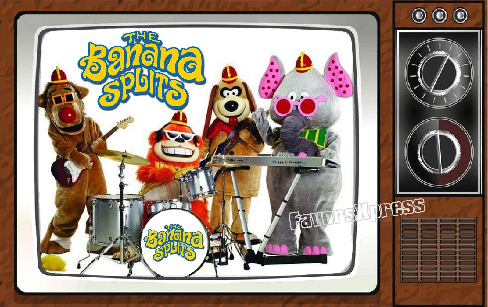 The Banana Splits Classic TV Show PHOTO MAGNET 4 X 2.5 INCHES