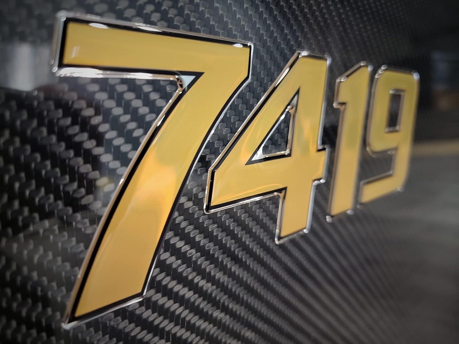 GOLD 3D RAISED BOAT REGISTRATION NUMBERS DOMED MARINE DECALS JET SKI