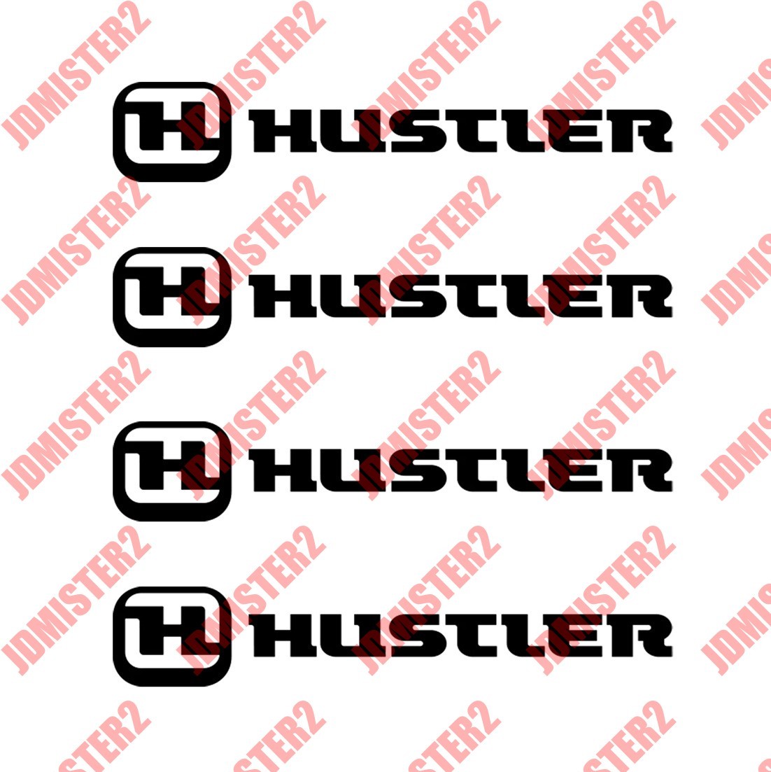 Hustler Turf Decal Hustler Lawn Mower Decals Die Cut Vinyl Stickers – Any Size