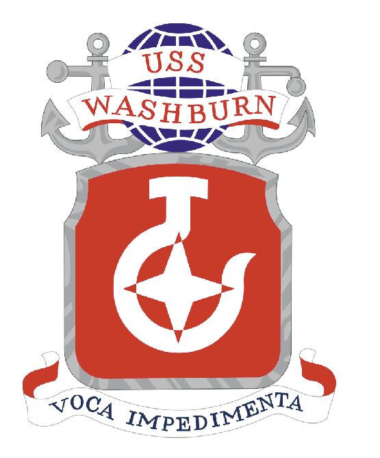 USS Washburn Armed Forces Sticker Decal M190