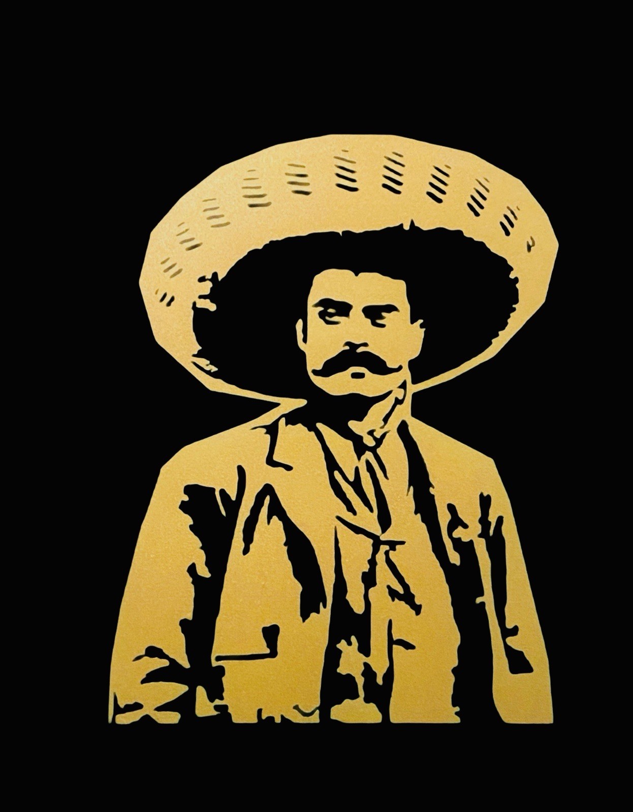Emiliano Zapata , Sticker, Signs, Decal Vinyl, Laptop, wall , wood self adhesive
