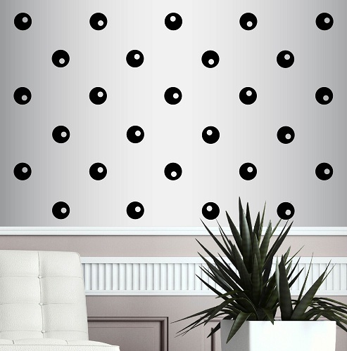 Vinyl Decal Confetti Polka Dots Circles 4×4 Set of 50 Room Wall Sticker 713