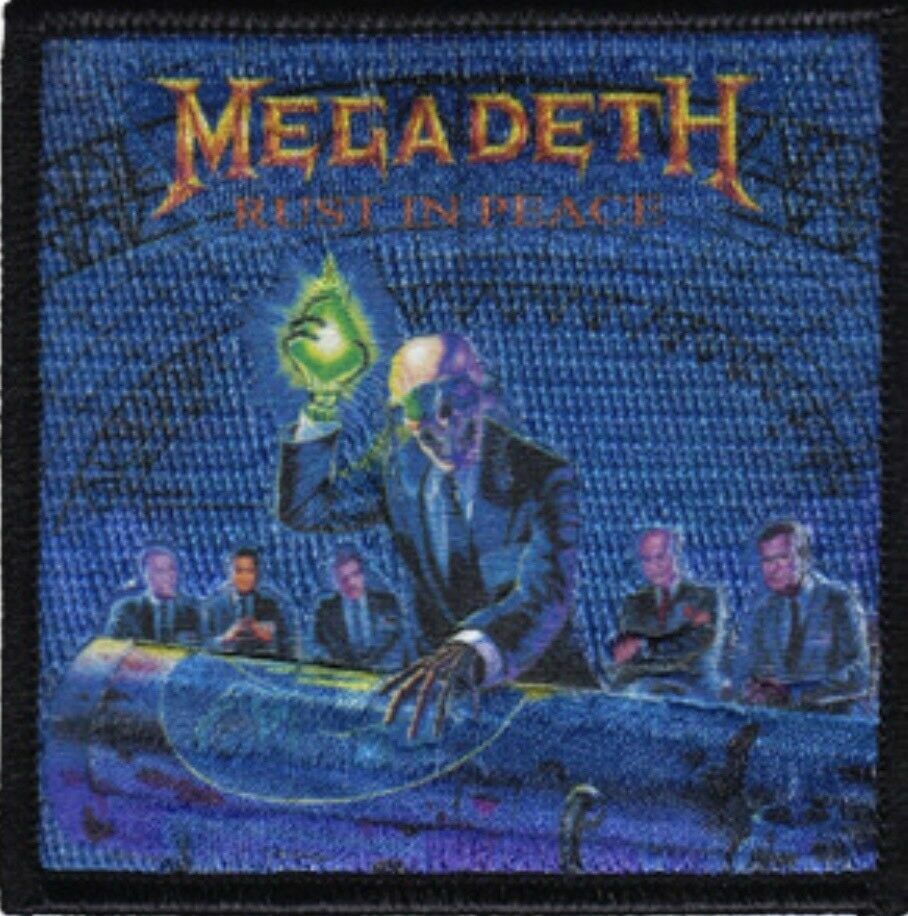 Megadeth Rust In Piece Embroidered Patch M043P