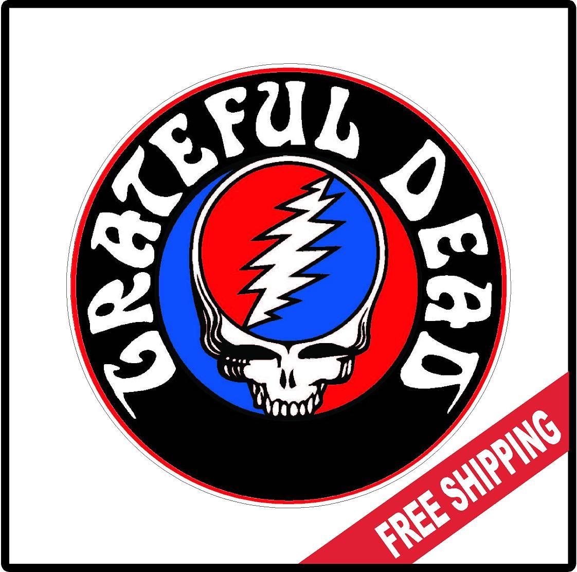 Grateful Dead Hippie Vinyl Wall logo Decal Sticker Icon Peace Various Sizes Acid