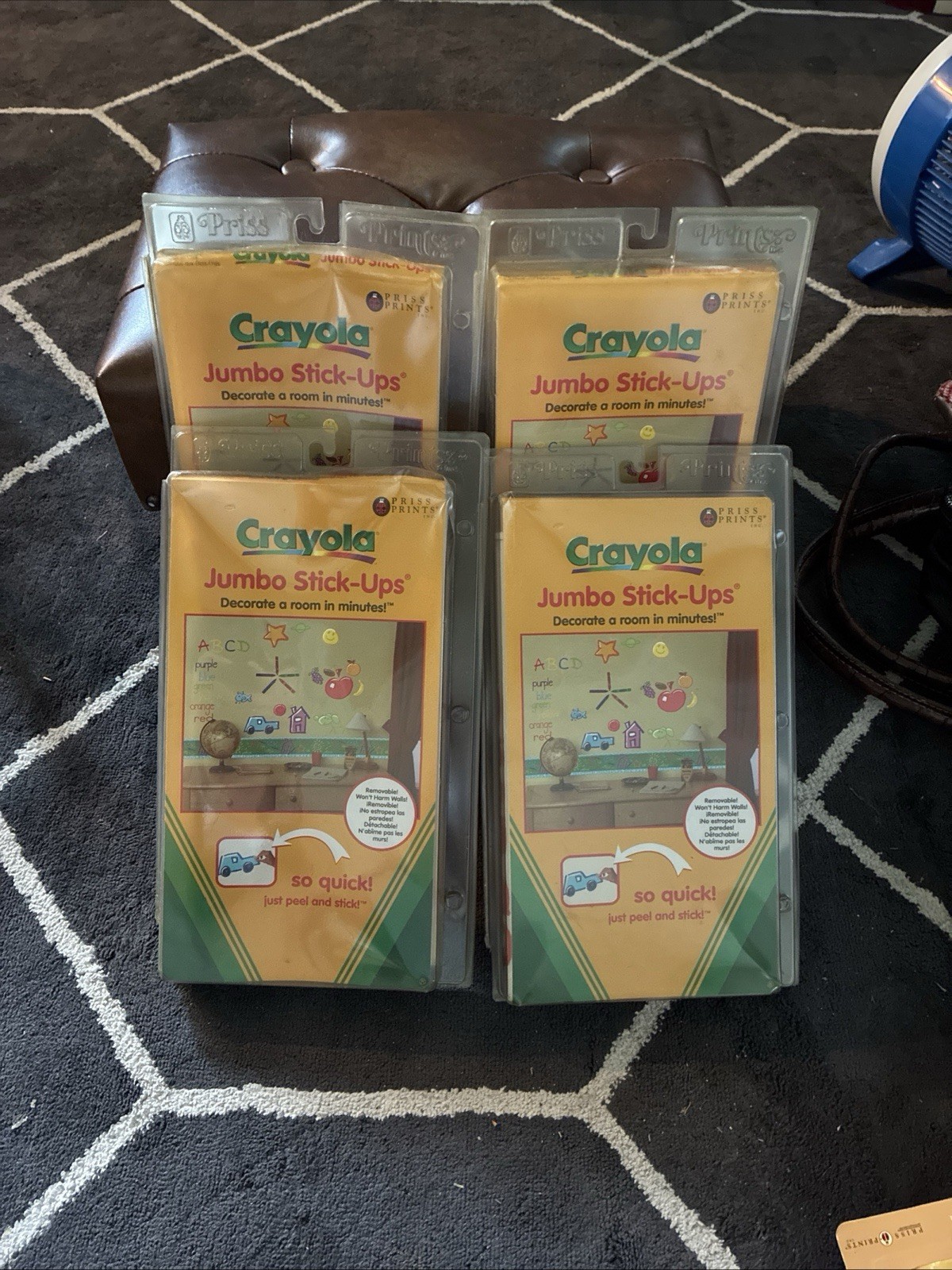 CRAYOLA Priss Prints 2003 Jumbo Stick Up Wall Sticker NEW SUPER RARE Vintage
