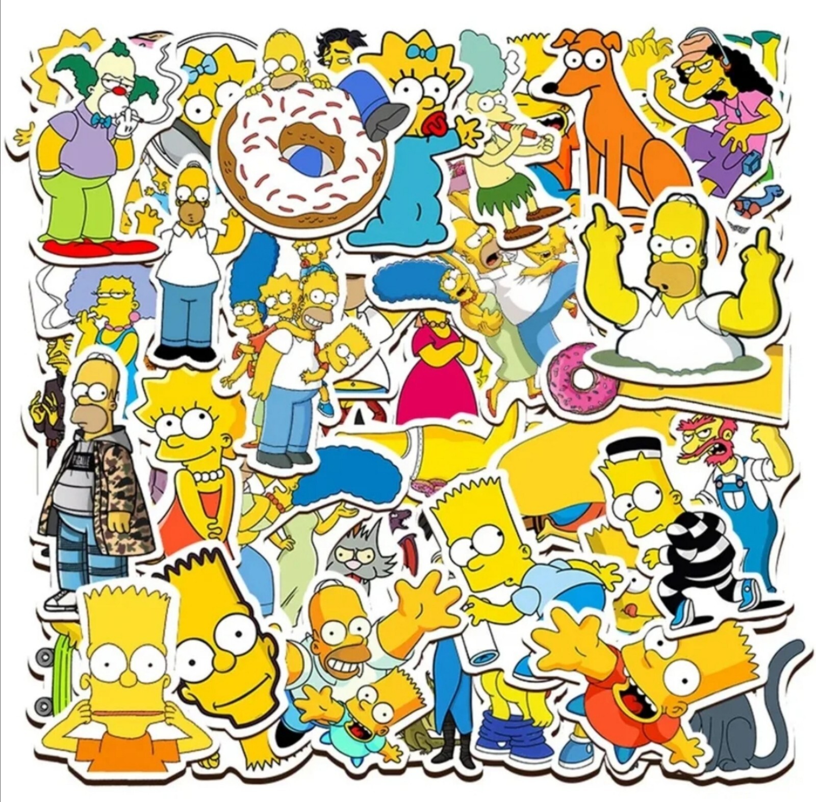 10 PCS The Simpsons TV Show Stickers BRAND NEW