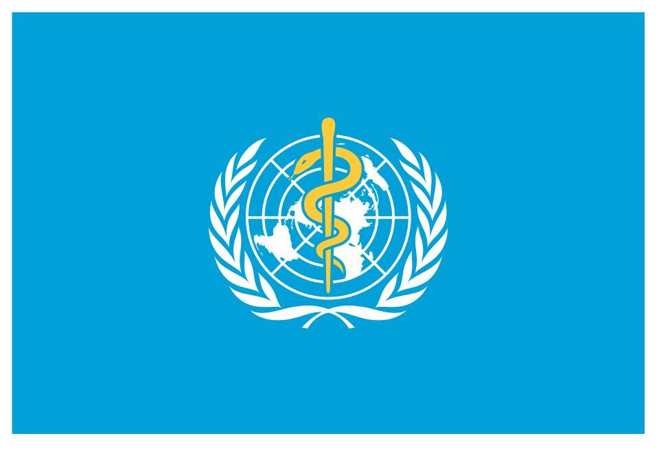 World Health Organization Flag Sticker Decal F820