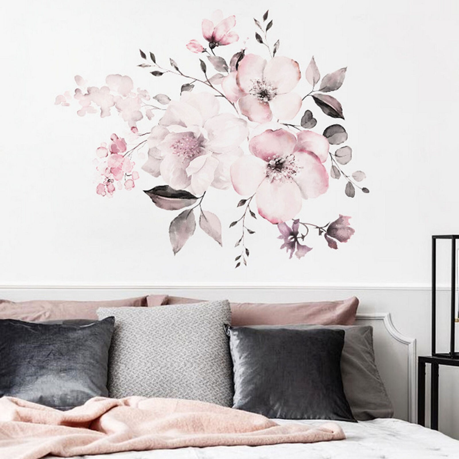 DIY Wall Sticker Decal Mural Vinyl Quote Home Room Decor Art 3D Flower Removable