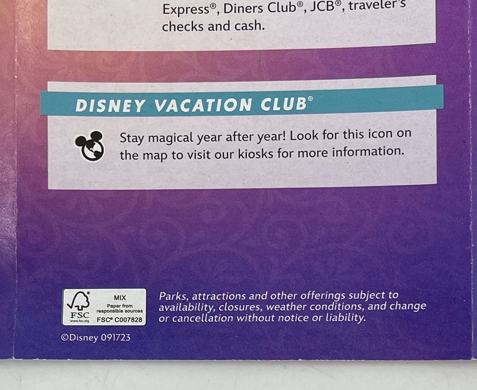 Walt Disney World Magic Kingdom Fall 2023 Park Guide Map "Tiana"