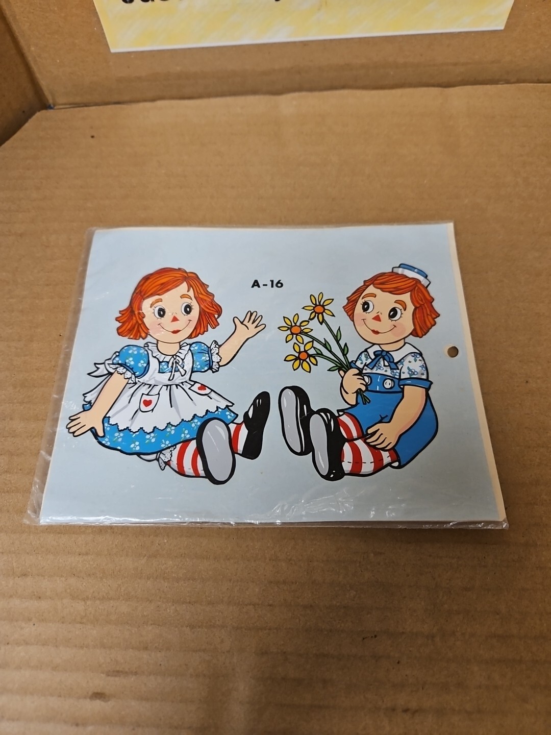 Vintage SEALED "RAGGY ANN & ANDY" Decals by Decorcal Model A-16 **SEE PICS**