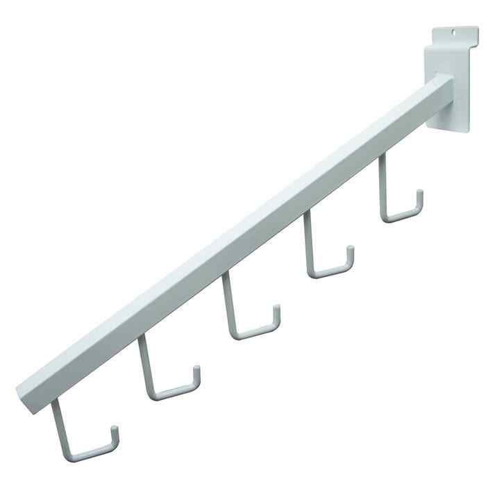 Econoco EWH/5H 5-Hook Waterfall with Square Tubing for Slatwall (Pack of 24)