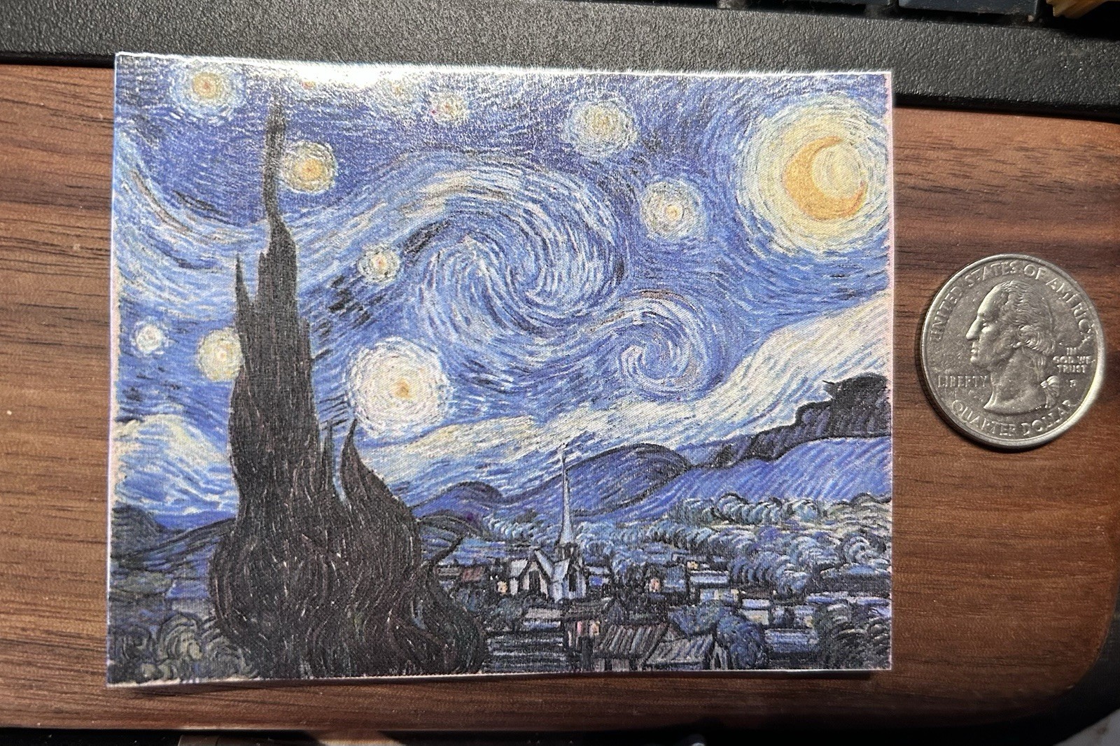 Van Gogh – Starry Night – Glossy Vinyl Sticker
