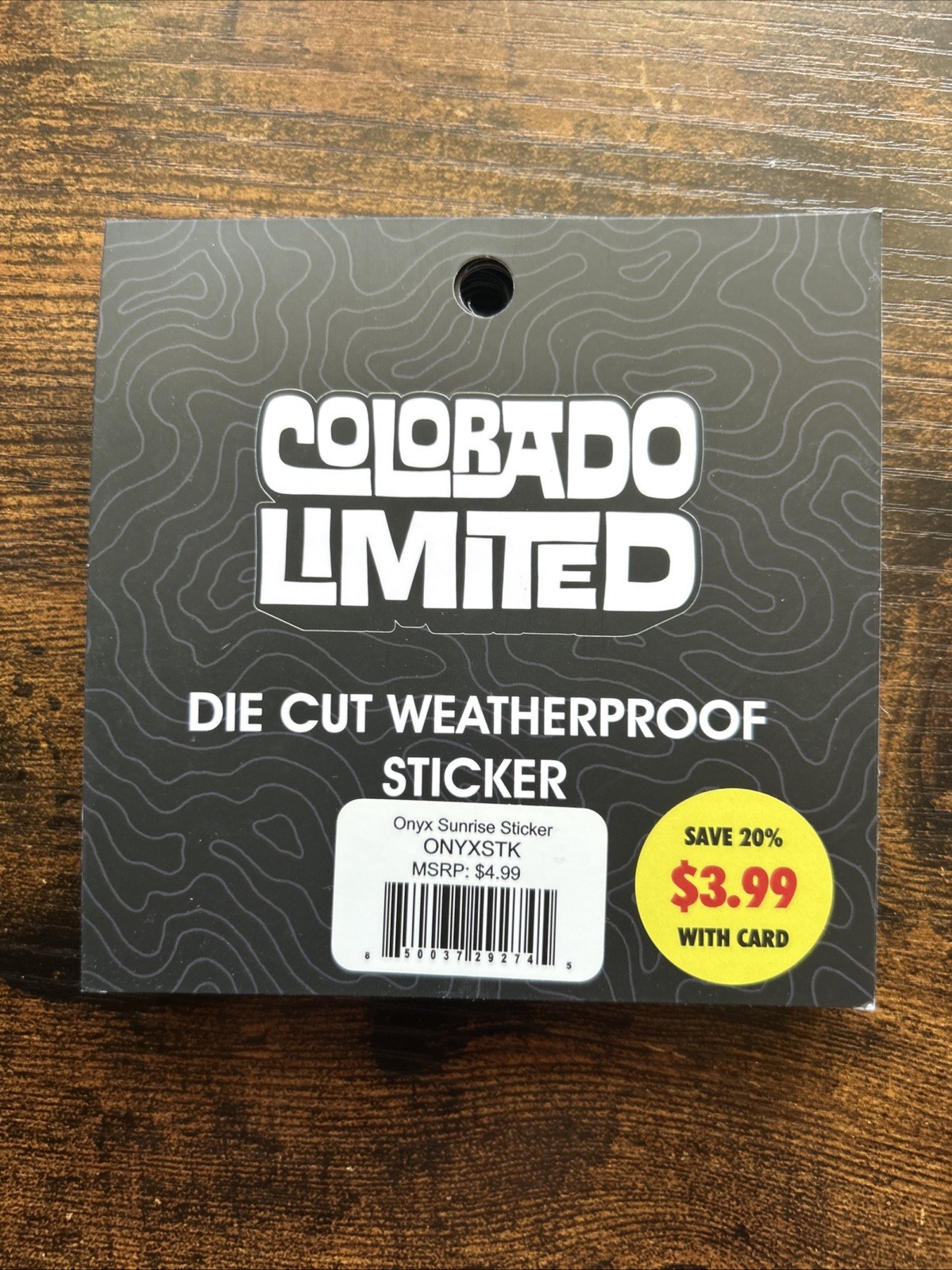 Colorado Vinyl Decal Mountains Die Cut Weatherproof Sticker ~ 4” X 2” ~ 11 Ct