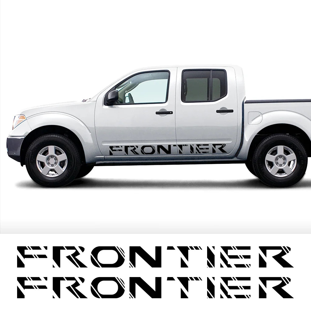 Aftermarket Door Side Stripe Decal for Nissan Frontier D40 / D22 / NP300 | 2-Pi