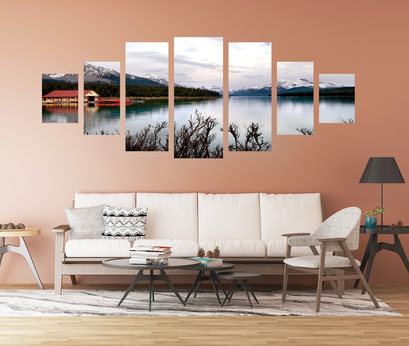 3D River Sky View 72 Unframed Print Wall Paper Decal Wall Deco Indoor AJ Jenny