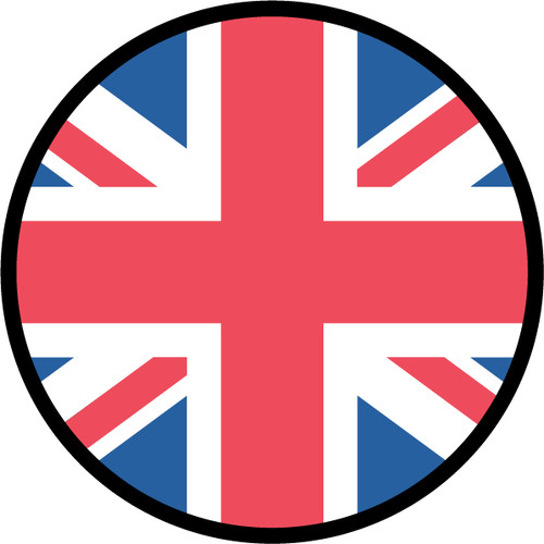 United Kingdom Flag Circle Sticker Decal