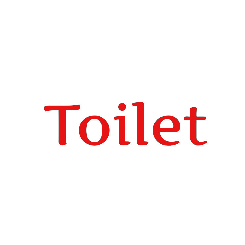 Toilet Entrance Sign Sticker for Bathroom Restroom Washroom WC Door Wall Decal