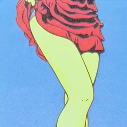 SEXY GIRL STICKER✨🌺👠🔥👠🌺✨2 1/2” X 1 1 1/2”✨GLOSSY✨MINI SKIRT✨High Heels💫